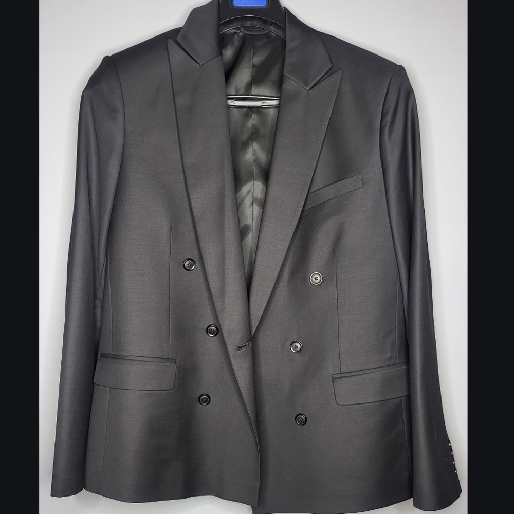 Black Double Breasted Suit